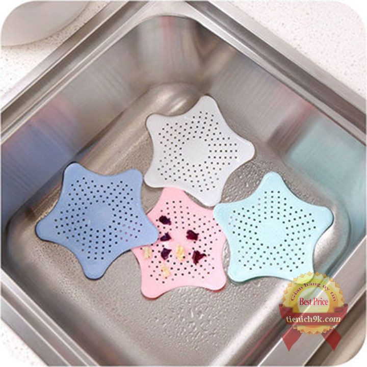 Lọc rác bồn rửa chén bát silicon hình ngôi sao xinh xắn tiện lợi cho gia đình - LOKING