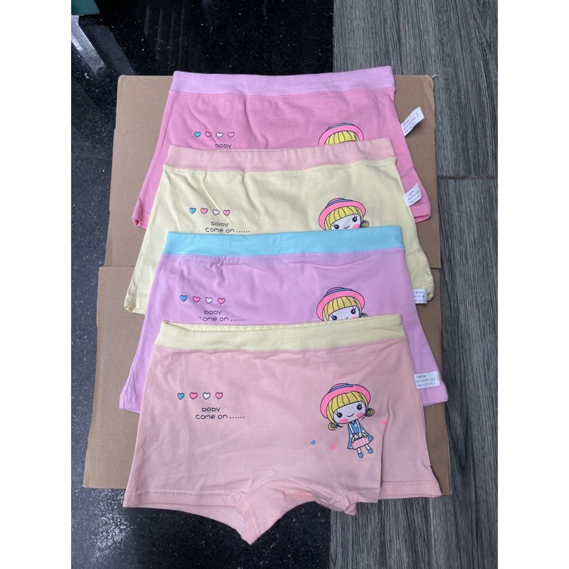 Quần chip đùi 1set 4cái 4màu mã 349