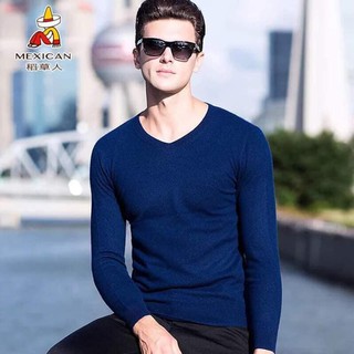 ÁO LEN NAM CỔ TIM