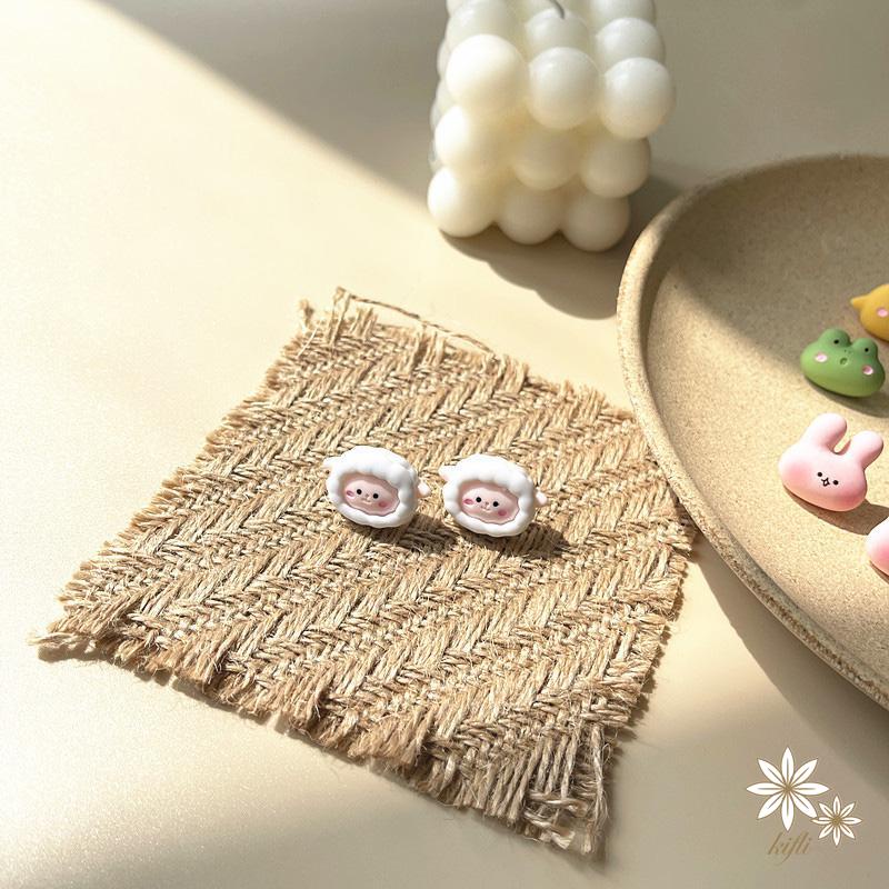 Khuyên Tai Bạc 925 Hình Động Vật Dễ Thương