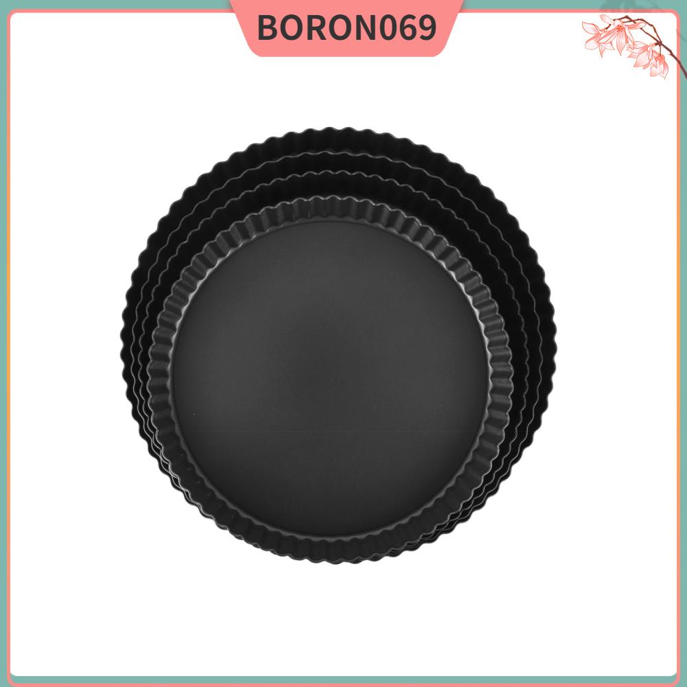 Tart Pan chảo chống dính Khuôn nướng đĩa bánh nướng với Đáy có thể tháo rời Boron069