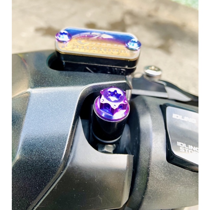 Ốc chân gương Gr5 titan gắn cho mọi loại xe honda chân thuận