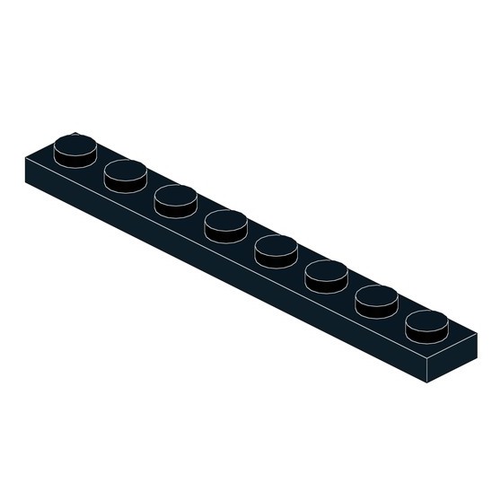 Combo 5 Phụ kiện Moc Lego mẫu 3460 (đen)