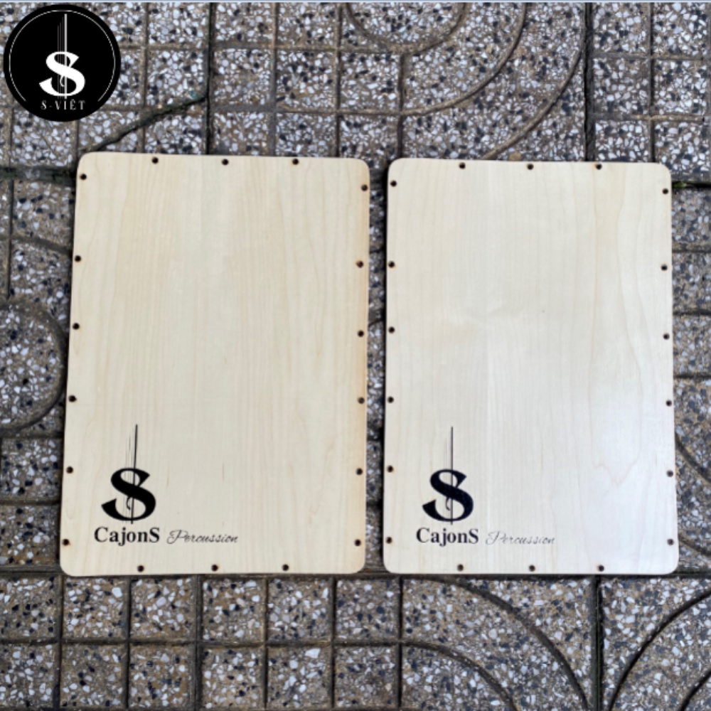 Mặt trống cajon gỗ maple mã SR03,SR02 cho trống S Việt