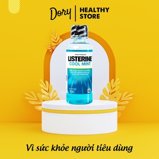 Nước Súc Miệng LISTERINE COOLMINT - Nước Súc Miệng Diệt Khuẩn Giữ Hơi Thở Thơm Mát - Chai 100ml