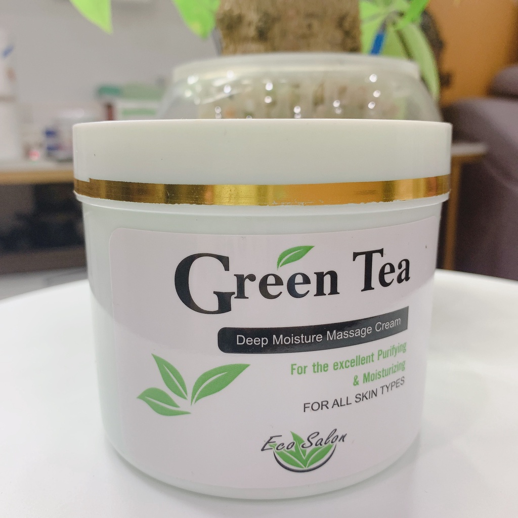 Kem Massage Trà Xanh Green tea cho cá nhân, Spa