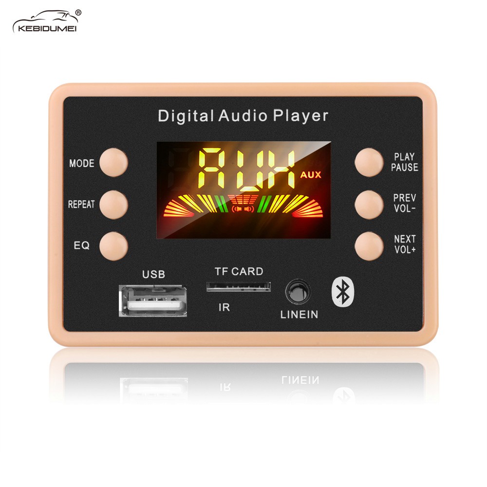 Bảng mạch giải mã máy nghe nhạc MP3 KEBIDUMEI JQ-D101BT Bluetooth5.0 12V hỗ trợ USB/thẻ TF cho xe hơi