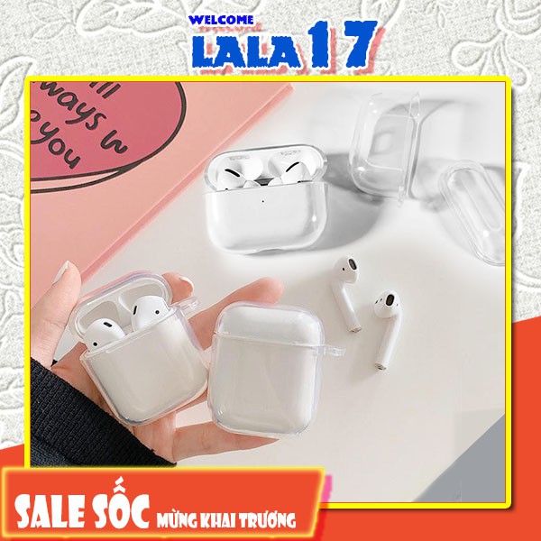 Vỏ Airpod trong suốt Airpods case trong suốt Đựng Tai Nghe Bluetooth 1 2 3 Pro i11 i12 NEW