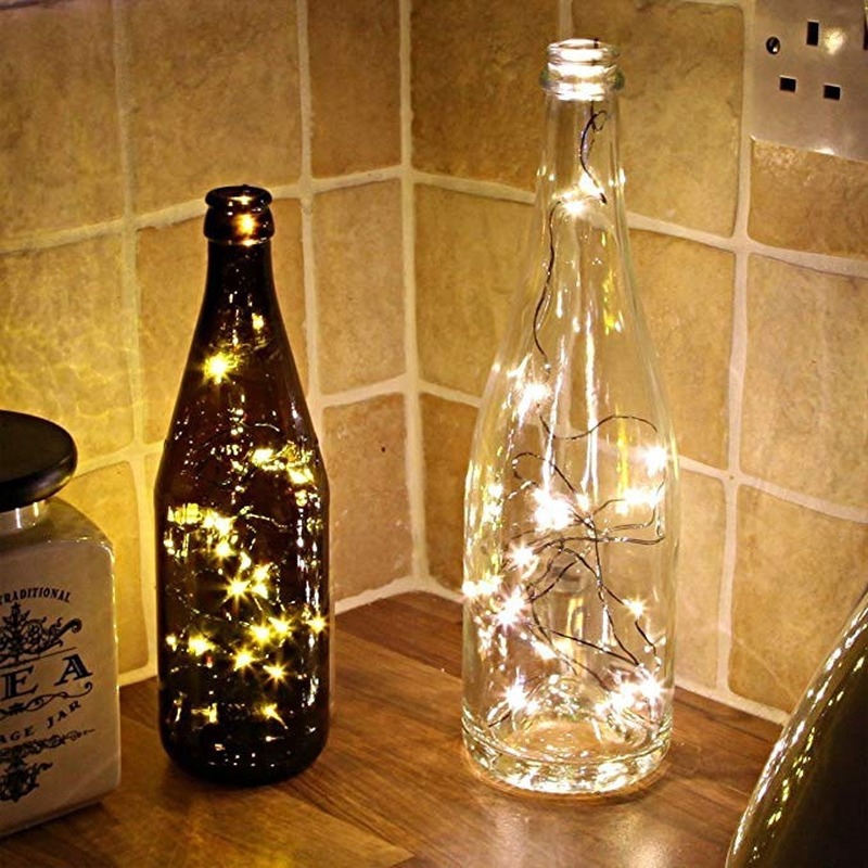 Dây đèn led bằng đồng 1m 3m trang trí tiệc giáng sinh năm mới tiện lợi