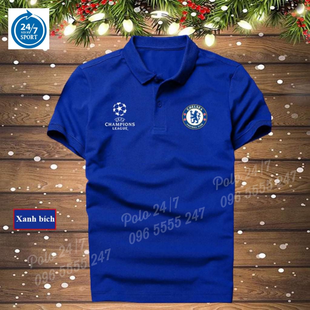 Áo thun POLO - màu XANH BÍCH in Logo ĐẸP - ĐỘC - LẠ, vải Poly cá sấu cao cấp ngắn tay cực sang trọng và lịch lãm