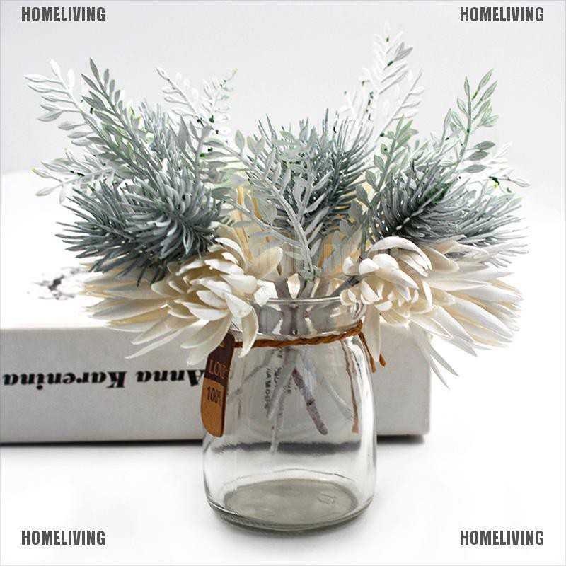 1 Cành Hoa Cỏ Thông Nhân Tạo Trang Trí Giáng Sinh / Tiệc Cưới / Sổ Tay