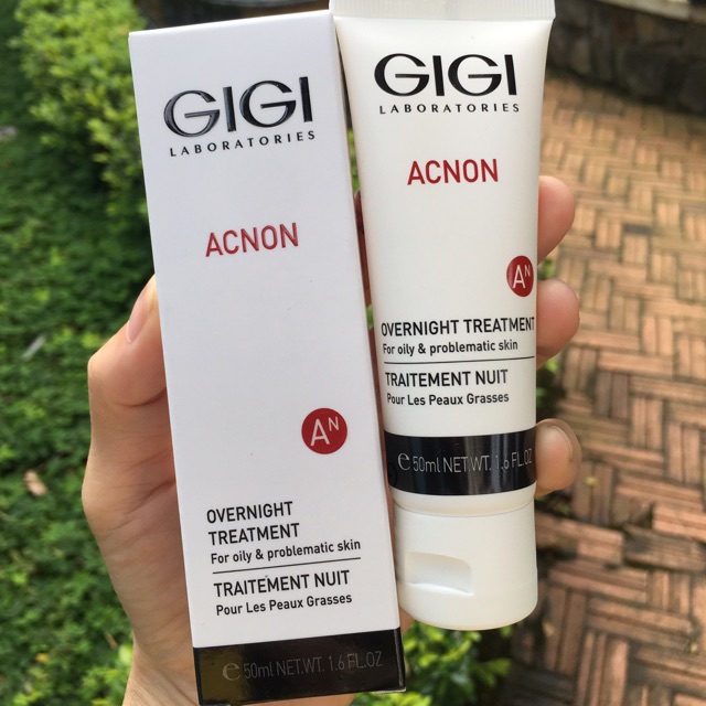 Kem dưỡng chuyên sâu da mụn gigi acnon overnight treatment 50ml full box