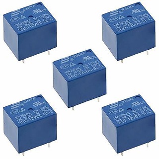 Rơ le 12V10A 5 Chân SRD-12VDC-SL-C hãng song le