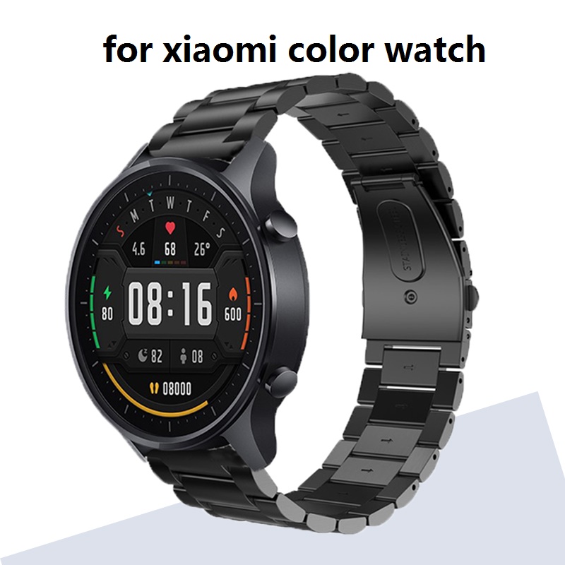 Dây Đeo Thay Thế Chất Liệu Kim Loại Dạng Lưới Cho Xiaomi Mi watch color 22mm