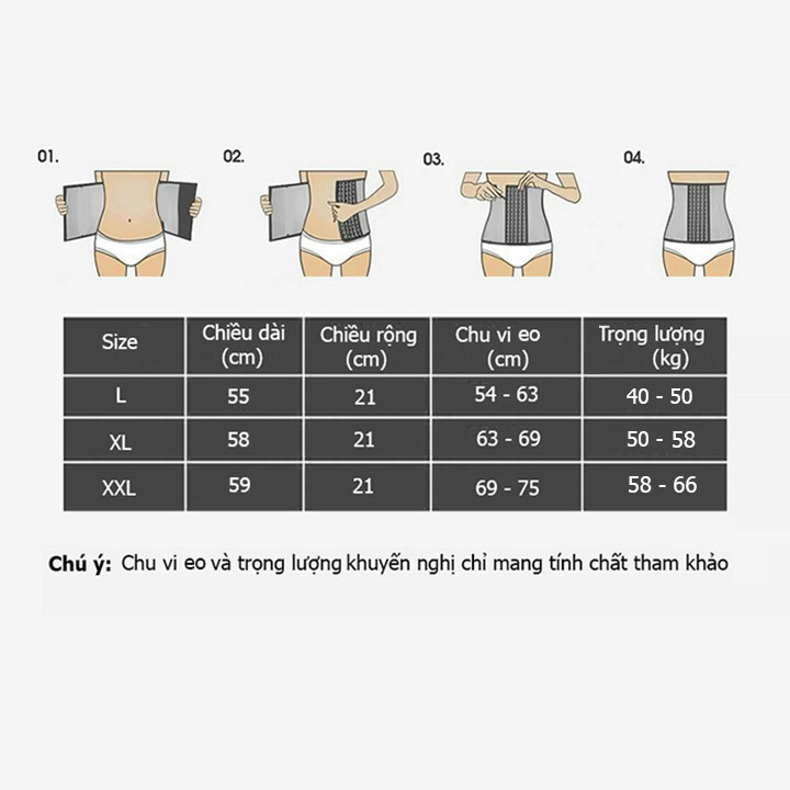 Đai gen nịt bụng chống cuộn The Ladies - chọn size