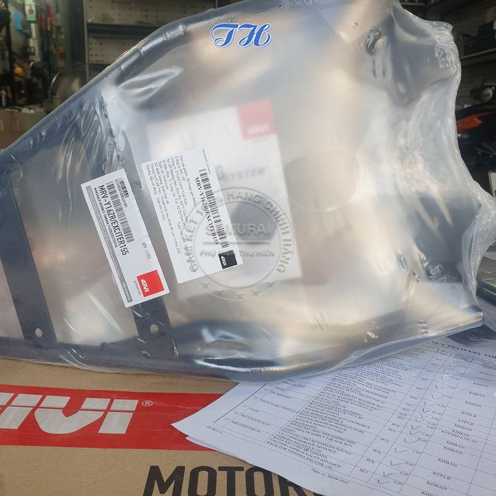 Baga givi MRV Exciter 155 VVA, Ex 155, Y16ZR, cảng sau ex 155 Givi thay thế zin dùng chở đồ và lắp thùng sau chính hãng
