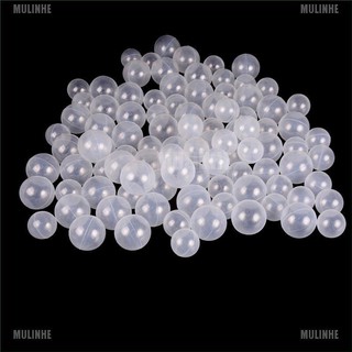50pcs/lot Baby Safety Transparent White Plastic Pool Ocean Balls Funny Toys [MULINHE]
