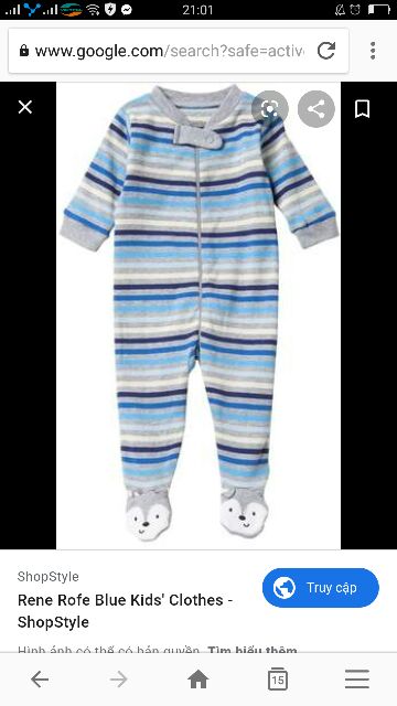 Body cotton kéo khóa hãng rene rofe