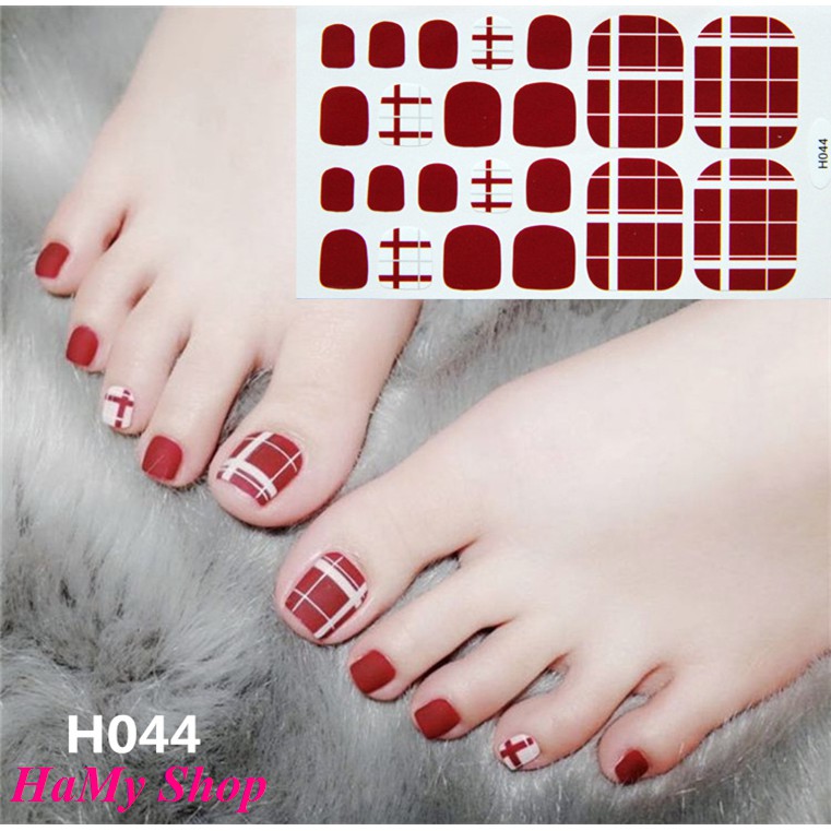 Sticker dán móng chân không thấm nước P2- Nail sticker