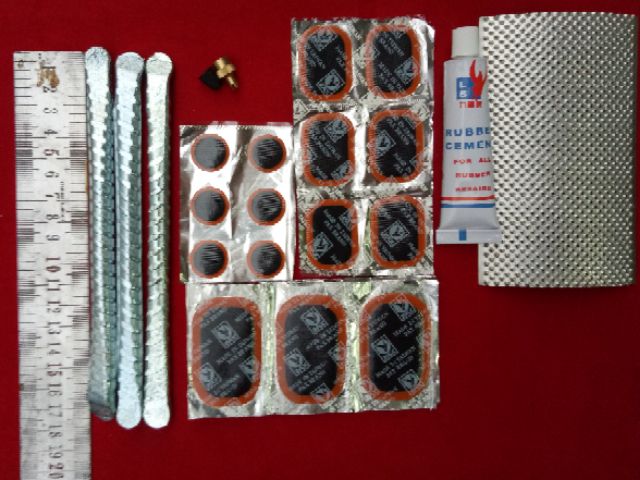 Bộ vá xe đua, xe máy - Vá liền Săm  xe