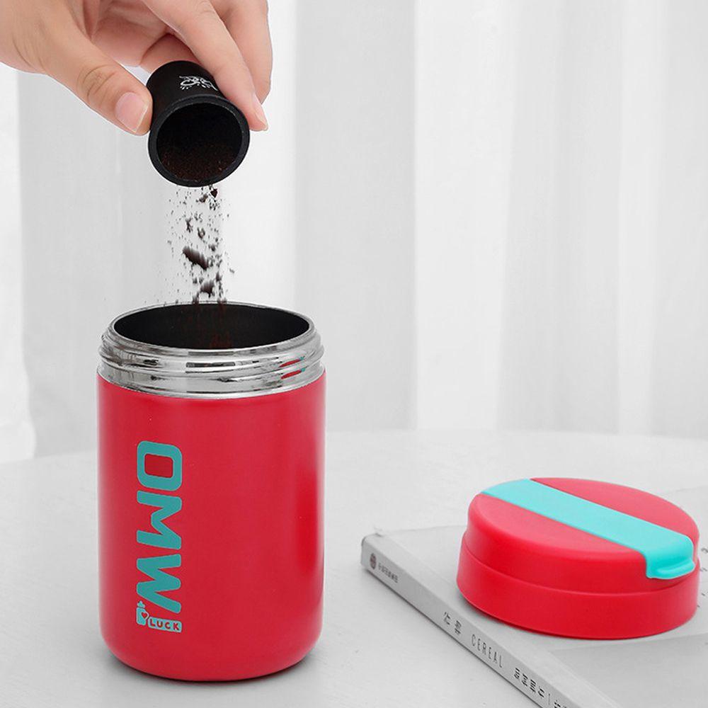 Cốc Uống Cà Phê Cách Nhiệt Bằng Thép Không Gỉ 400ml