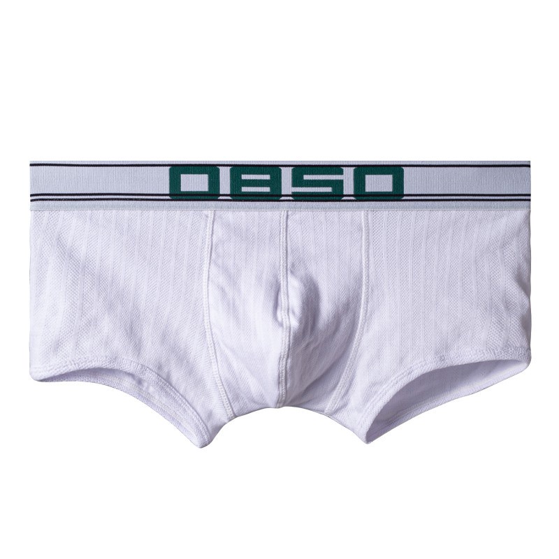 ORLVS Quần lót boxer nam cotton mềm mại thoáng khí lưng thấp thời trang quyến rũ Bs3134