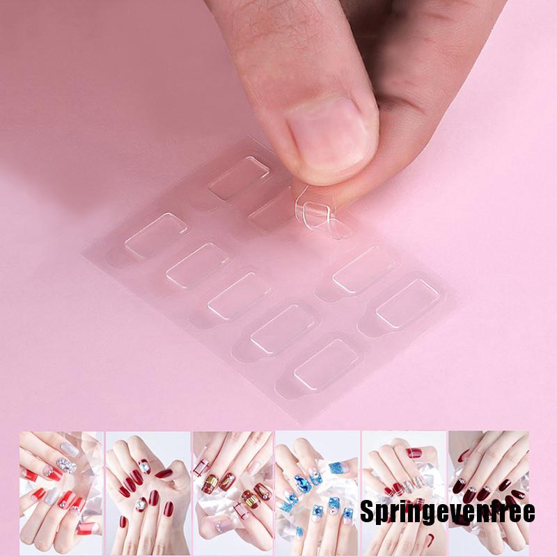 Set 100 Móng Tay Giả Trong Suốt