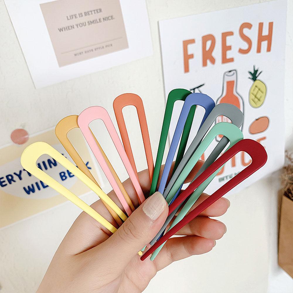 Trâm Cài Tóc Chữ U Nhiều Màu Sắc Thanh Lịch