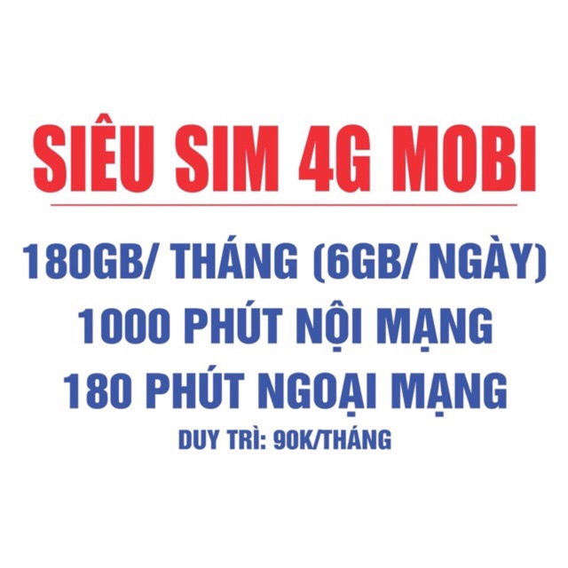 Sim 4g free 4G/ngày