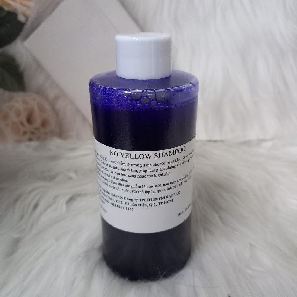 Dầu Gội Tím Khử Ánh Vàng Cho Tóc Tẩy Nhuộm Sáng Delofil 500ml Giữ Tóc Tẩy Bền Màu