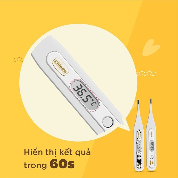 Nhiệt Kế Điện Tử 3 In 1 Golden Chicco- Đo Thân Nhiệt Vùng Miệng, Nách &amp; Hậu Môn