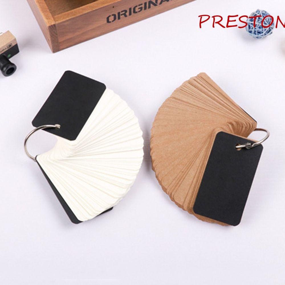 Set 100 Trang Giấy Kraft Bìa Đen Đựng Thẻ Ghi Chú Tiện Dụng