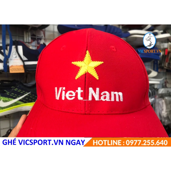 Mũ Lưỡi Chai, Nón Kết Việt Nam, Cờ Đỏ Sao Vàng Cổ Vũ Mùa AFF Cup - Vicsport