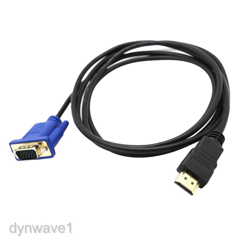 Cáp chuyển đổi HDTV HDMI sang VGA HD-15 Male 15 chân 1080P