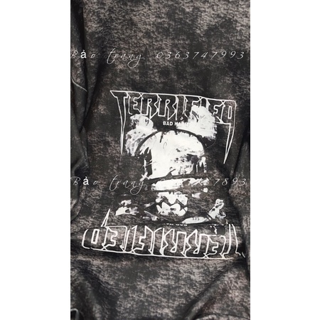 Áo Thun Loang Tay Lỡ Hình Đầu Lâu Chất Coton Co Dãn- Áo Phông Tay Ngắn Unisex Nam Nữ Hottrend