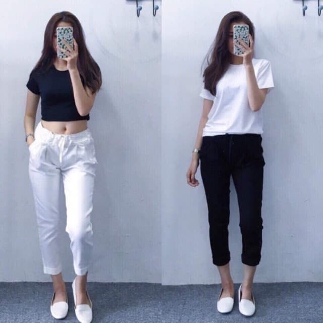 Quần baggy lưng thun