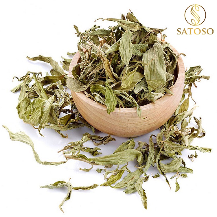 Trà cỏ ngọt SATOSO 1kg sấy khô hỗ trợ tiểu đường cao huyết áp SA18
