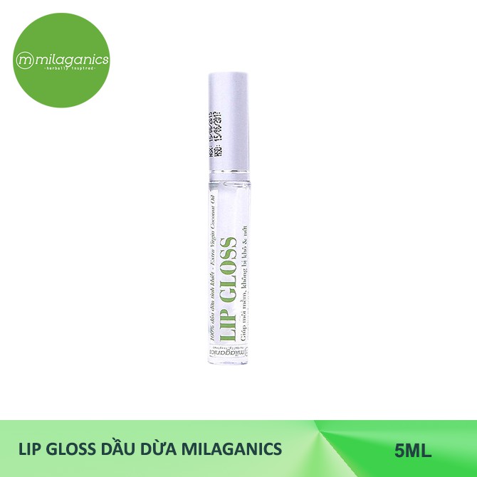 Lip Gloss Dầu dừa MILAGANICS 5ml