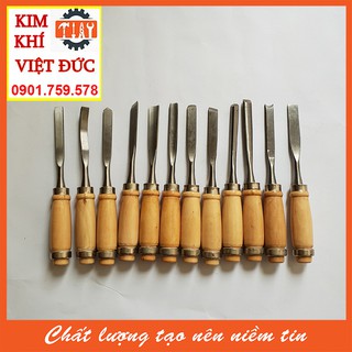 Bộ đục gỗ 12 cái,bộ đục trạm khắc trổ.