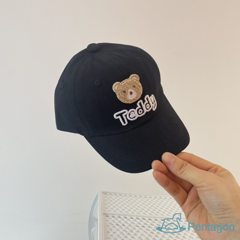 Mũ Lưỡi Trai Unisex Thêu Chữ Bear Cho Bé