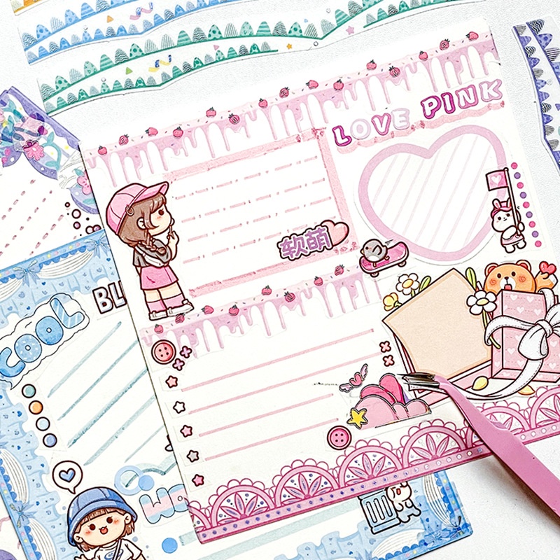 Bộ 24 Tấm Sticker Dán Tường Hình Chữ MOHAMM