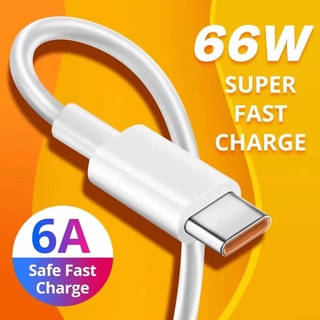 Dây Cáp Sạc Nhanh 100% Loại C 65W 6A Chuyên Dụng Cho OPPO Realme Samsung Huawei 6A