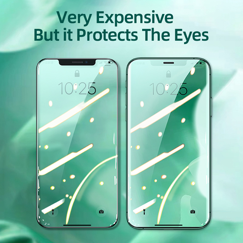 Kính Cường Lực Bảo Vệ Màn Hình Trong Suốt Bảo Vệ Mắt Khỏi Ánh Sáng Xanh Cho Iphone 12 11 Pro Max