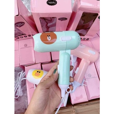 MÁY XẤY TÓC MINI GẤU, VỊT SIÊU CUTE