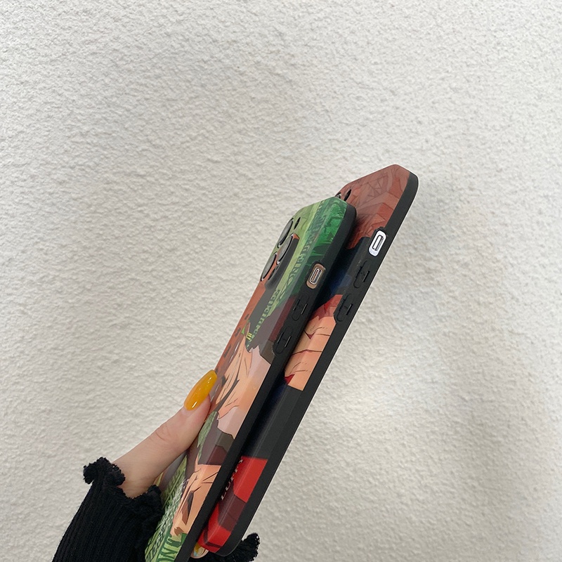 Ốp Điện Thoại Mềm In Hình Luffy Zoro Cho iPhone 14 13 11 12 Pro Max Xs Max XR