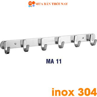 Móc Áo Đúc Đặc Cong Đơn Inox 304 Cao Cấp MA 11
