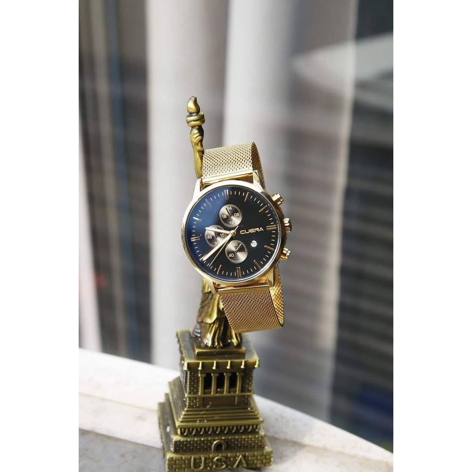 Đồng Hồ Nam CUENA CUE3VL Chính Hãng Dây Lưới Thép Nhuyễn Tuyệt Đẹp | BigBuy360 - bigbuy360.vn