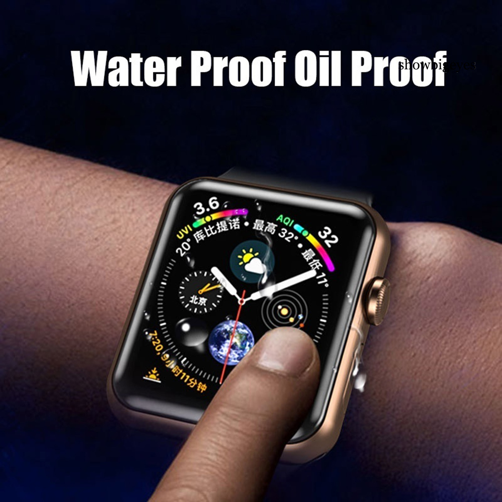 Miếng Dán Màn Hình Chống Sốc Sh-C 38 / 40 / 42 / 44mm Cho Iwatch 1 2 3 4