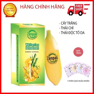  Zenpali Chuối Detox Thải Chì[ chính hãng], Cấy Trắng Da, Giảm Thâm -WHITENING DETOX CREAM