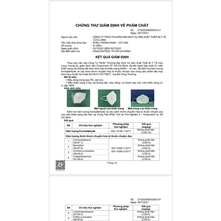 Khẩu Trang N95 - KN95 Chính Hãng Thương Hiệu Cửu Long Có Van Thở (hộp/10c) | BigBuy360 - bigbuy360.vn